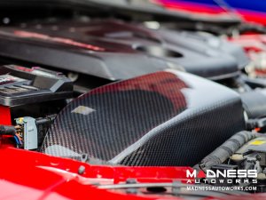 Alfa Romeo Giulia Performance Air Intake Kit - MAXFlow Carbon Fiber Intake System w/ BMC Twin Air Conical Filter